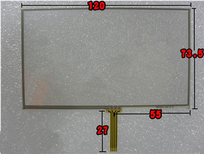 5 inch Touch Screen 120*73mm for GPS VX580LE VX580 VX580R VX580W VP30