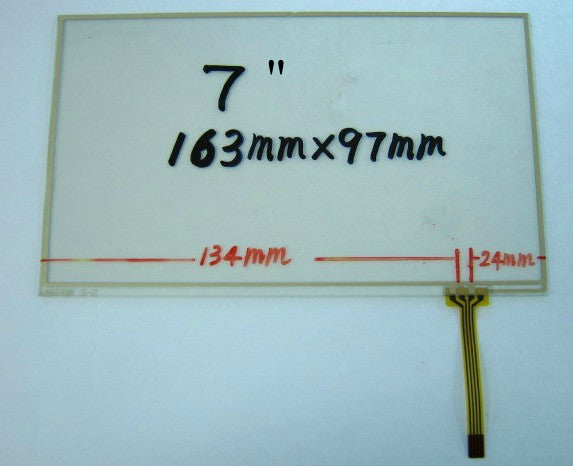 163mm*97mm Universal Touch Screen 7 Inch Written Screen for GPS Navigator