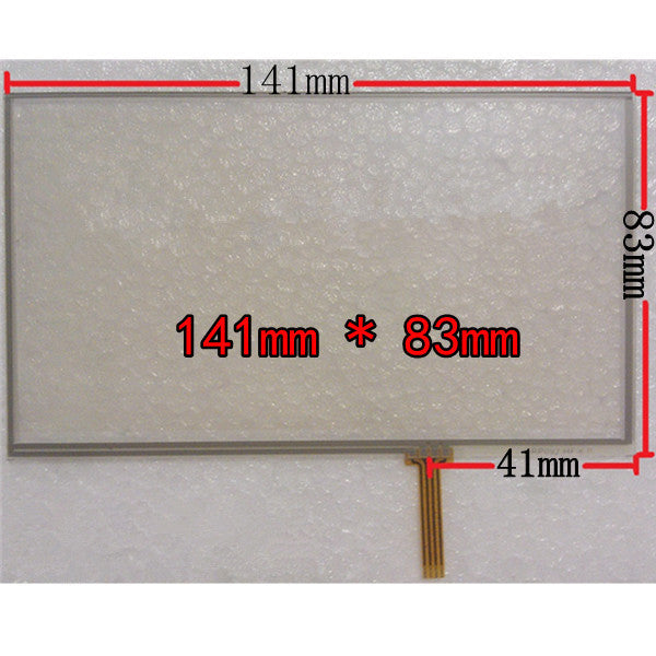 New 6 inch Touch Screen 141*83mm for 6" GPS Screen MP4 MP5