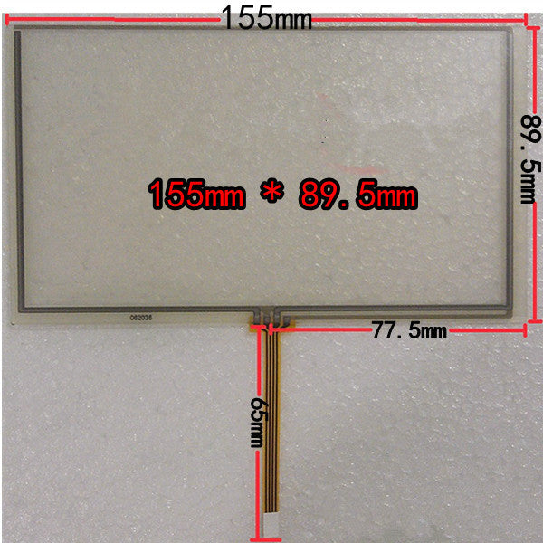 New 6.5 inch Touch Screen 155*90mm Universal Touch Screen for GPS Navigation Car DVD