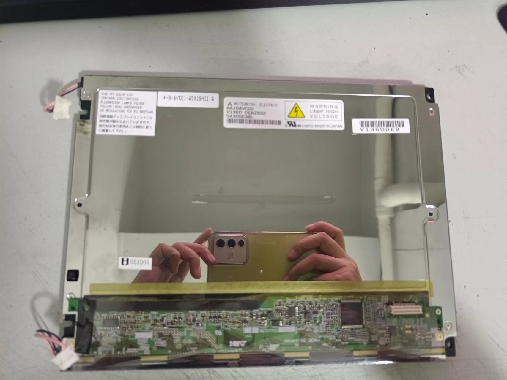Original AA104VC09 MITSUBISHI Screen 10.4" 640×480 AA104VC09 Display