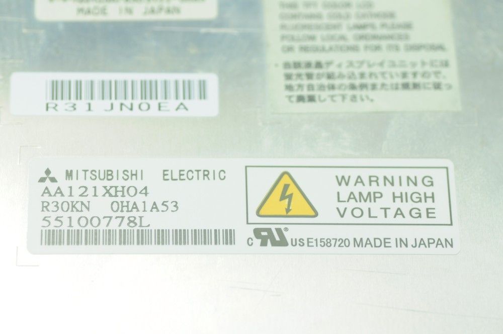 Original AA121XH04 Mitsubishi Screen 12.1" 1024*768 AA121XH04 Display