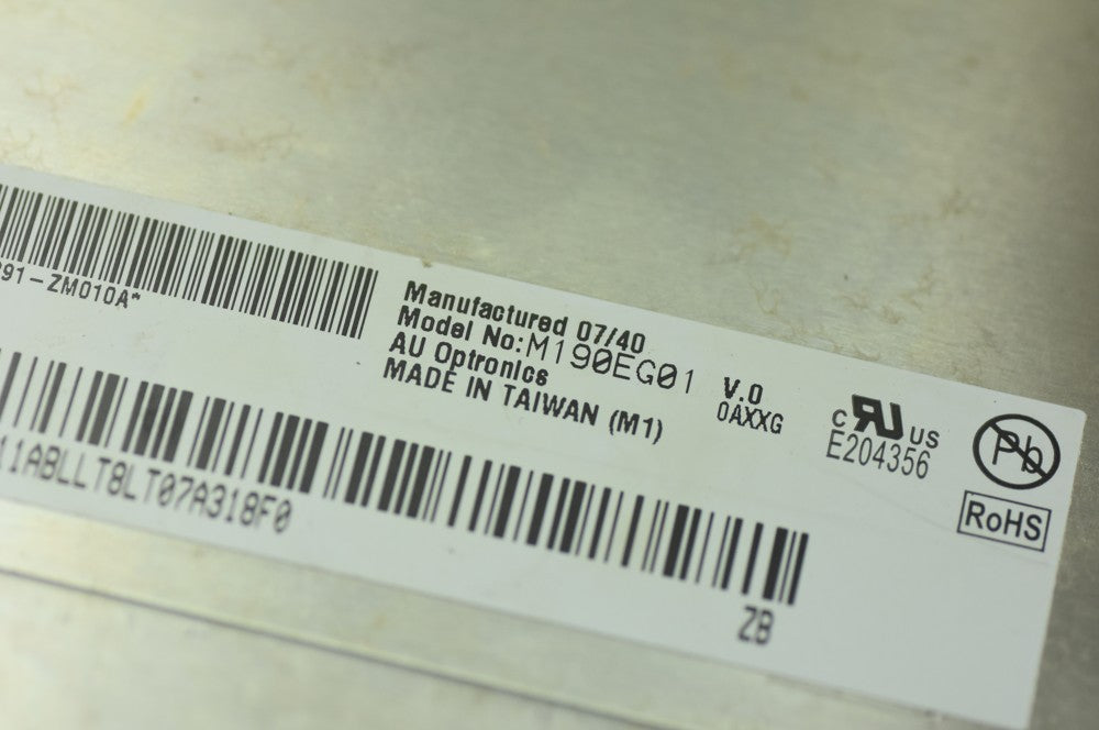 19.0" 1280*1024 LCD Panel M190EG01 V.0 M190EG01 V0 Screen