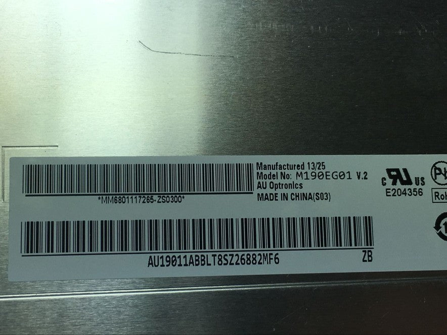 Original M190EG01 V2 Screen 19" 1280*1024 M190EG01 V2 Display