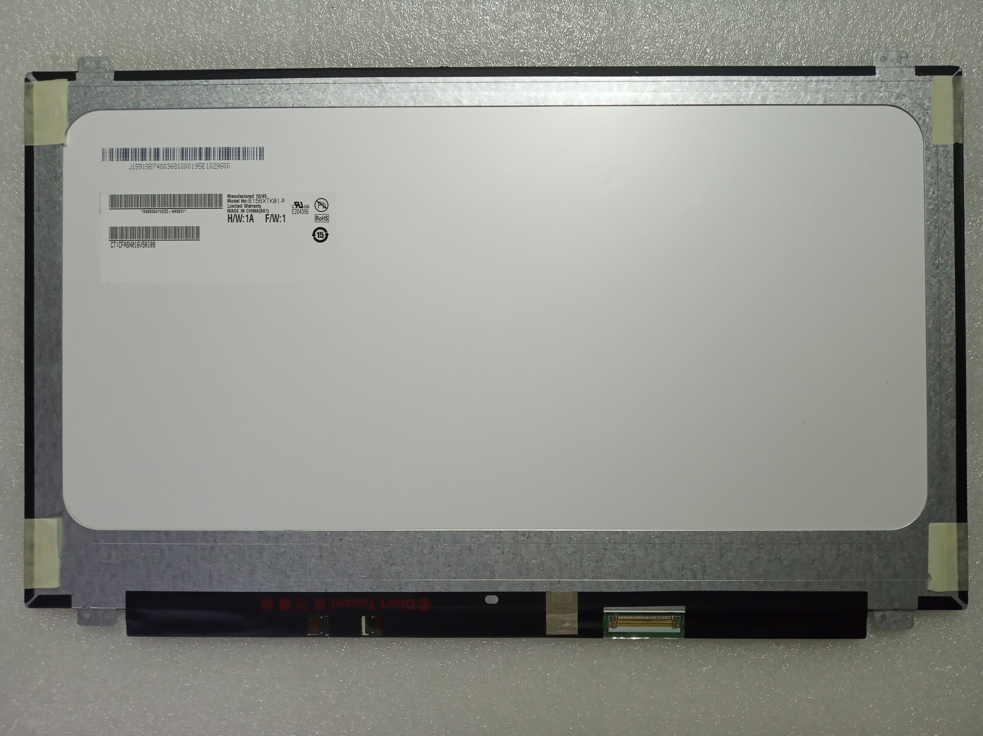 Original B156XTK01.0 AUO Screen 15.6" 1366*768 B156XTK01.0 Display