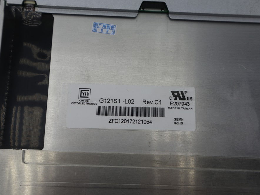 Original G121S1-L02 Screen 12.1" 800x600 G121S1-L02 Display