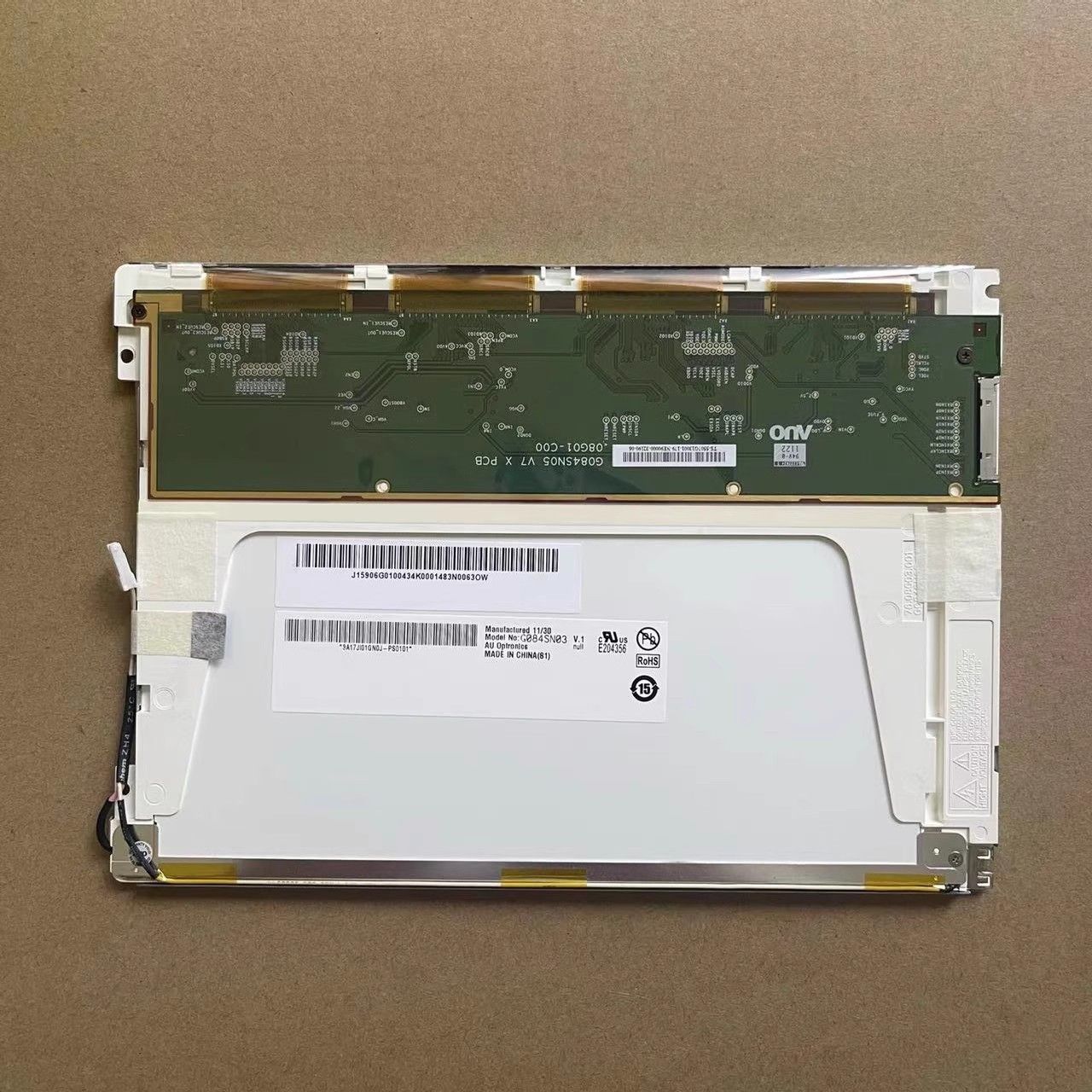 Original G084SN03 V1 AUO Screen 8.4" 800×600 G084SN03 V1 Display