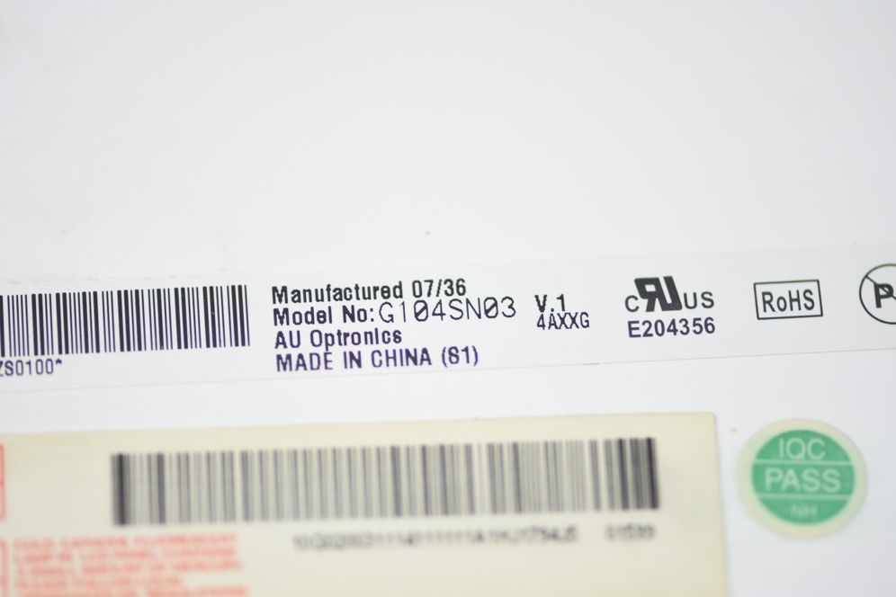 10.4 inch G104SN03 V.1 G104SN03 V1 LCD Panel 800*600 20pins Display Screen