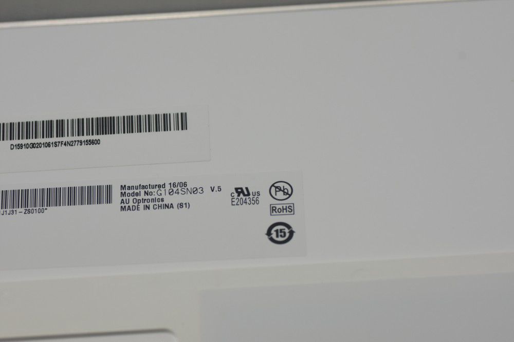 Original G104SN03 V5 AUO Screen 10.4" 800*600 G104SN03 V5 Display