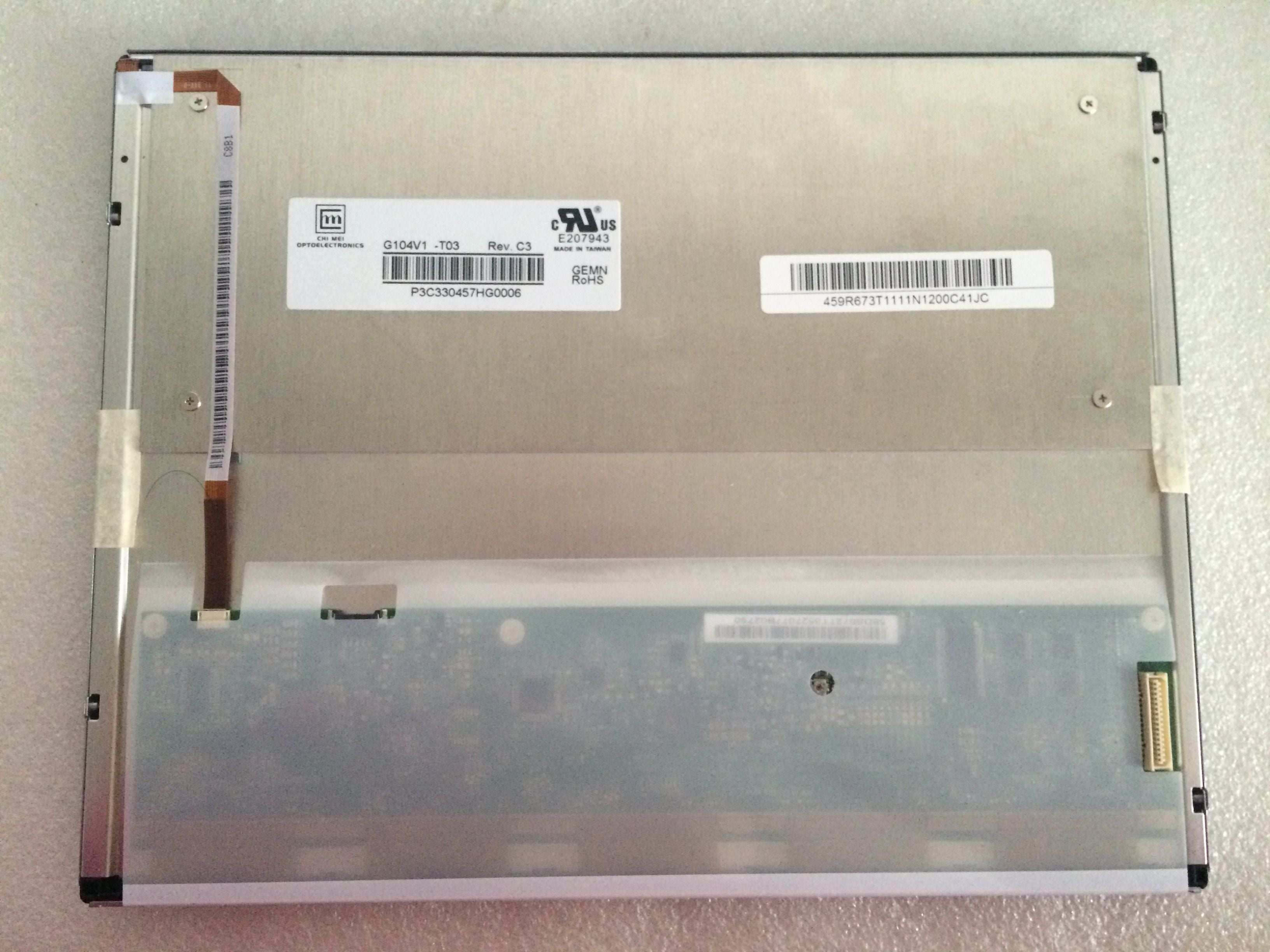 Original G104V1-T03 COM Screen 10.4" 640x480 G104V1-T03 Display