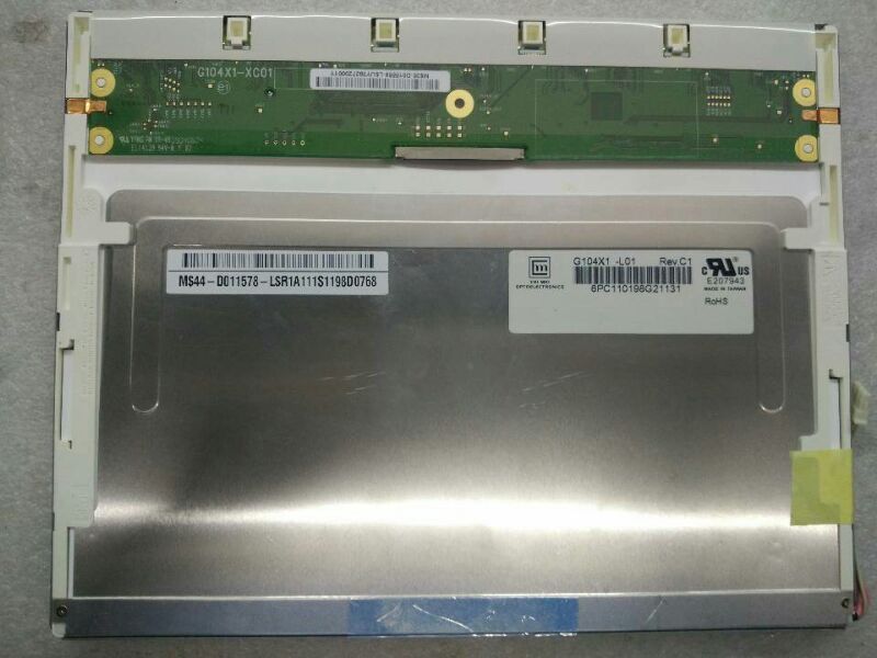 Original G104X1-L01 COM Screen 10.4" 1024x768 G104X1-L01 Display