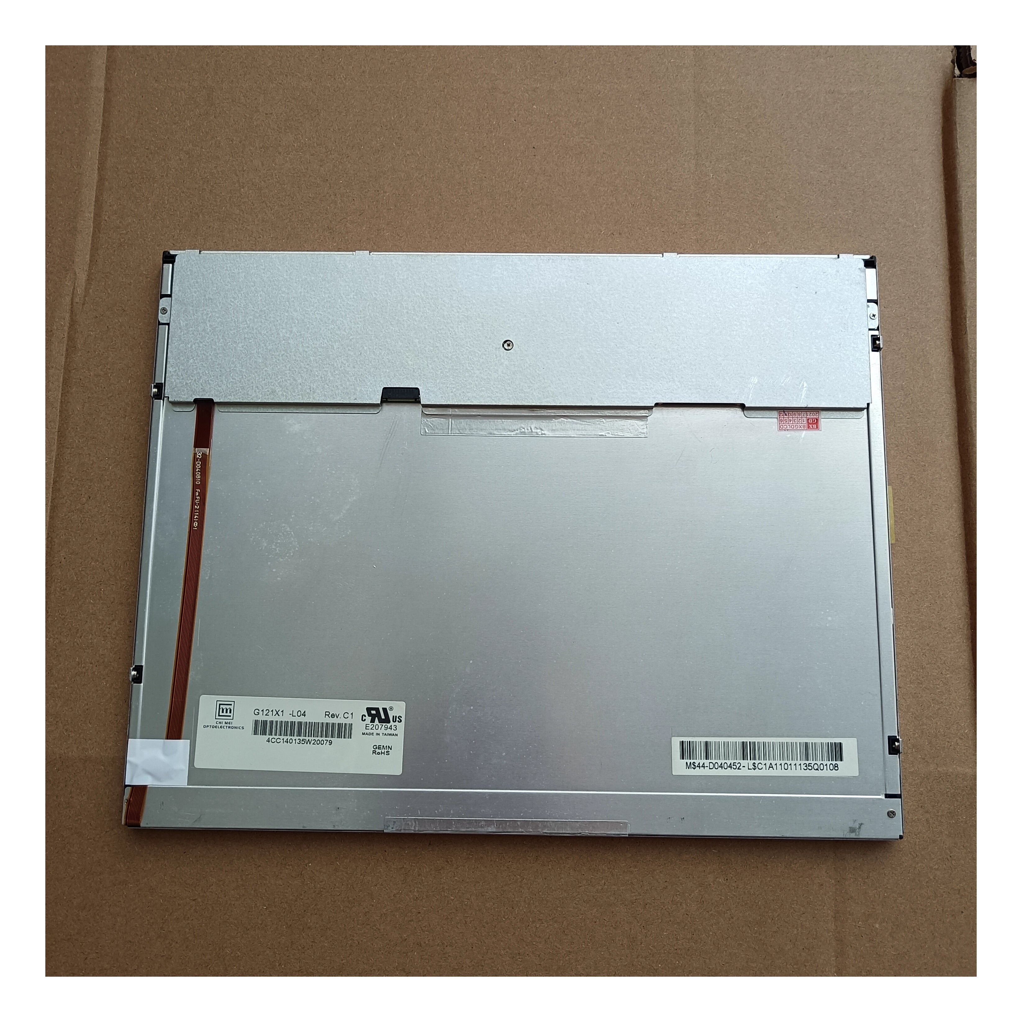 Original G121X1-L04 COM Screen 12.1" 1024x768 G121X1-L04 Display