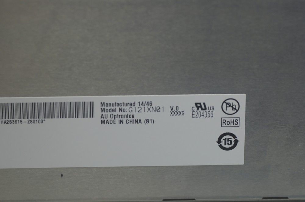Original G121XN01 V.0 AUO Screen 12.1" 1024*768 G121XN01 V.0 Display