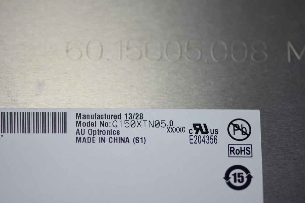 Original G150XTN05.0 AUO Screen 15" 1024*768 G150XTN05.0 Display