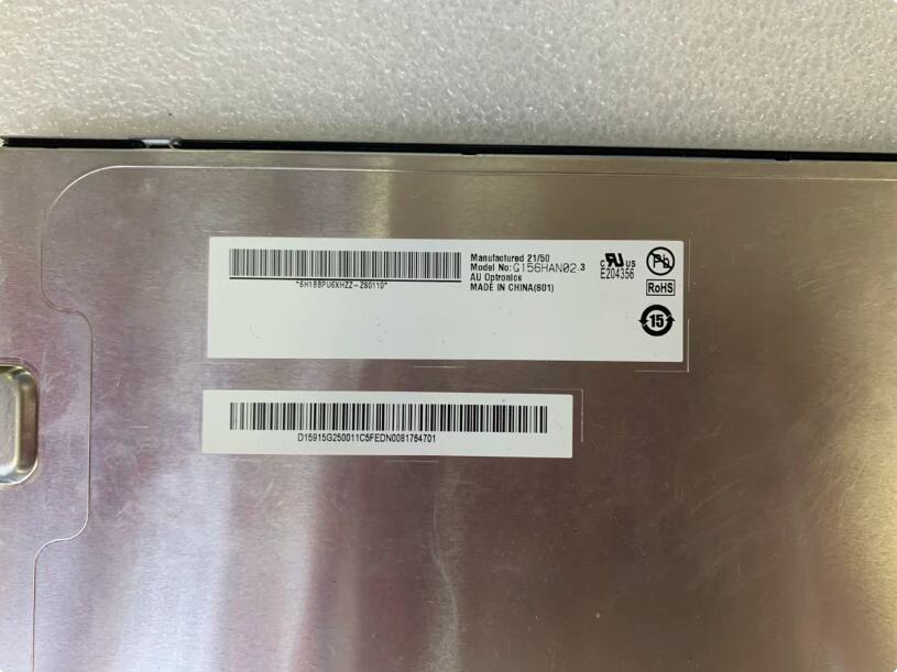 Original G156HAN02.3 AUO Screen 15.6" 1920*1080 G156HAN02.3 Display