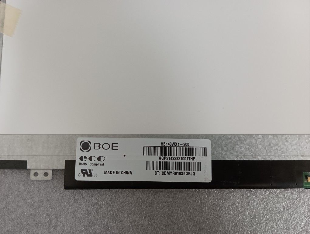 Original HB140WX1-300 BOE Screen 14.0" 1366x768 HB140WX1-300 Display