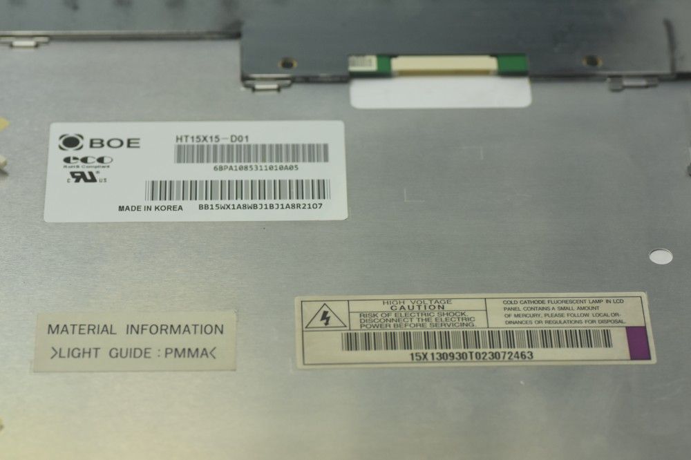 Original HT15X15-D01 BOE Screen 15.0" 1024*768 HT15X15-D01 Display