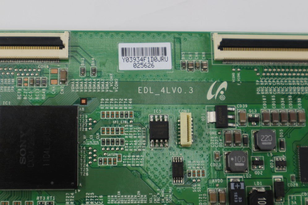 Original Replacement KDL-55EX720 Samsung EDL_4LV0.3 Logic Board For LTY550HJ03 Screen