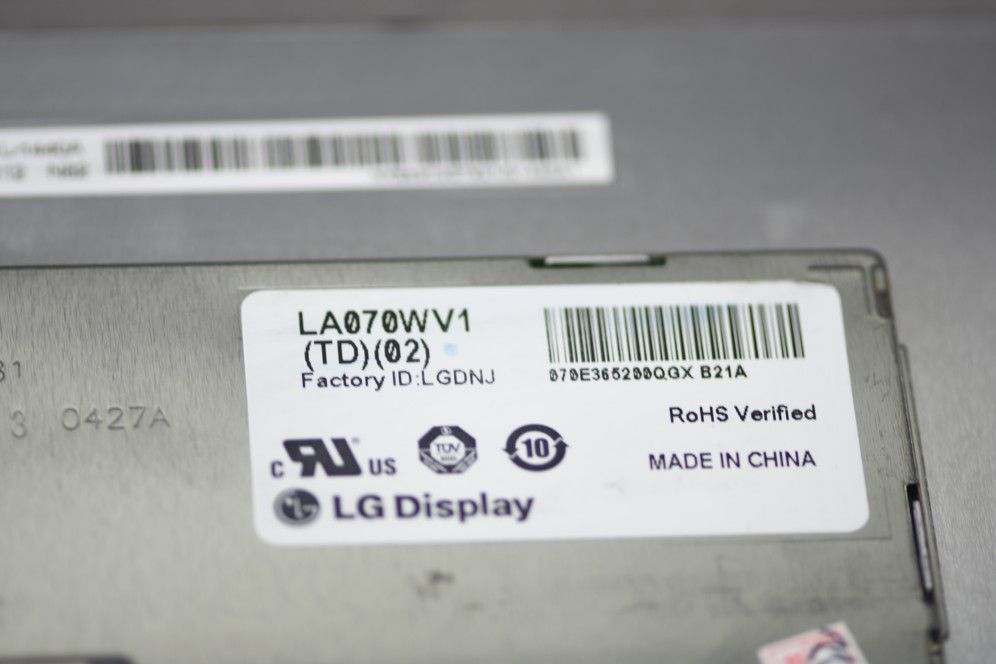 Original LA070WV1-TD02 LG Screen 7" 800×480 LA070WV1-TD02 Display
