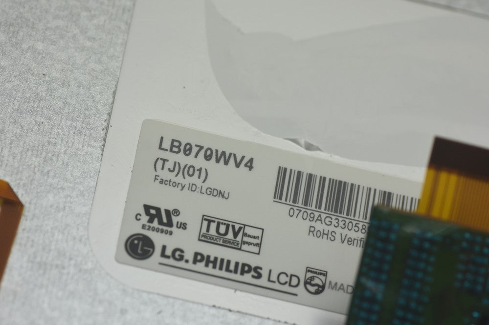 Original LB070WV4-TJ01 LG Screen 7.0" 800×480 LB070WV4-TJ01 Display