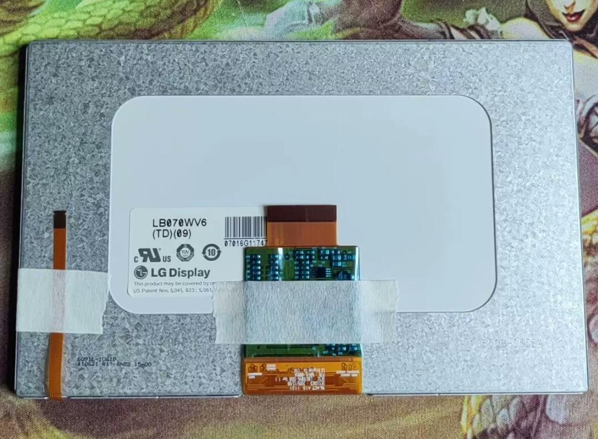 Original LG 7-Inch LB070WV6-TD09 LCD Display 800×480 Industrial Screen