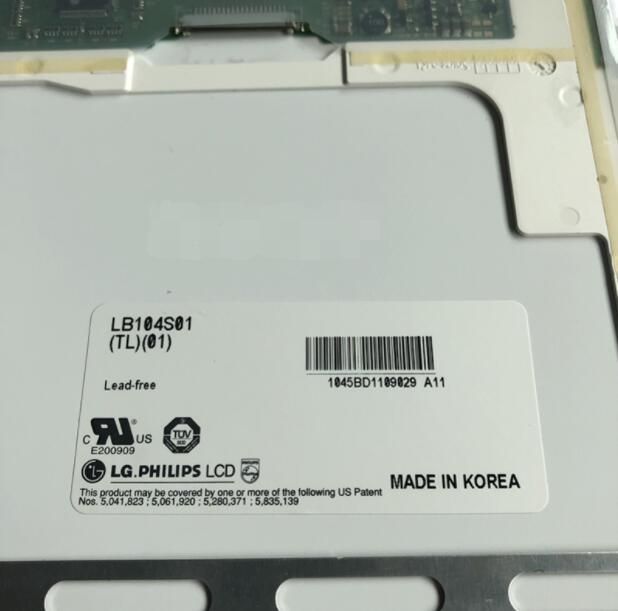 Original LG LB104S01-TL01 10.4" LCD Panel Industrial LCD Display