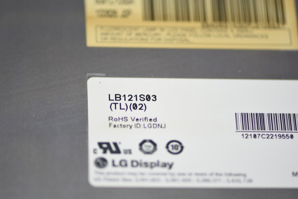 12.1" LB121S03 LB121S01 LB121S02 LCD Panel 800*600