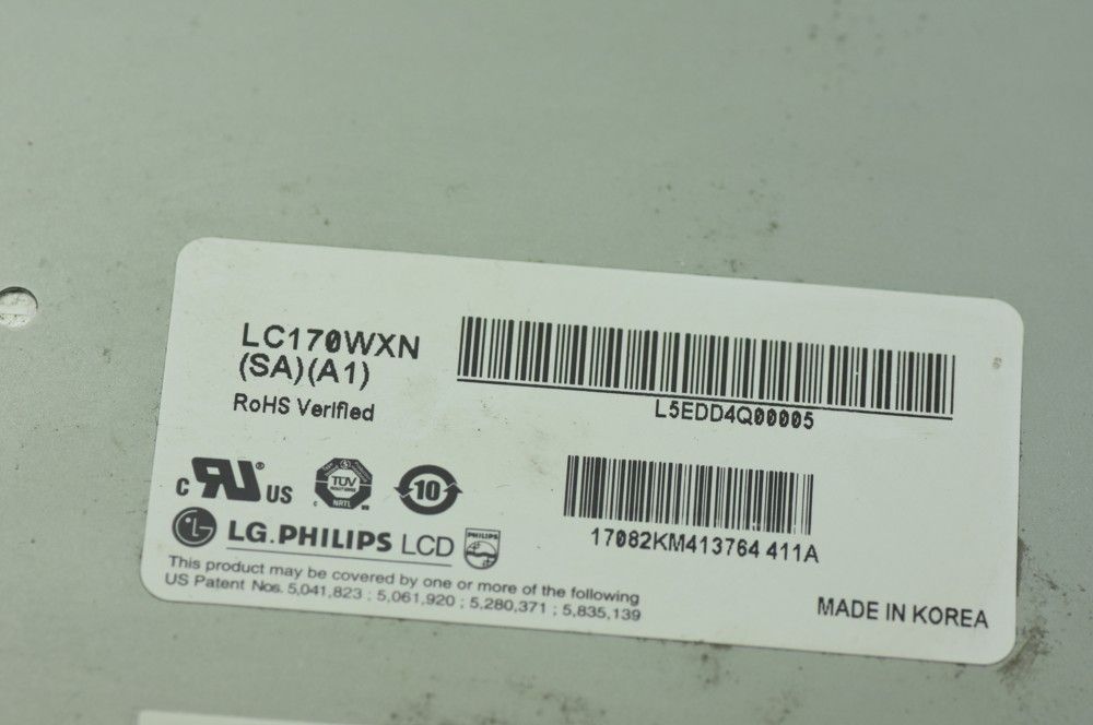 Original LC170WXN-SAA1 LG Screen 17" 1366*768 LC170WXN-SAA1 Display
