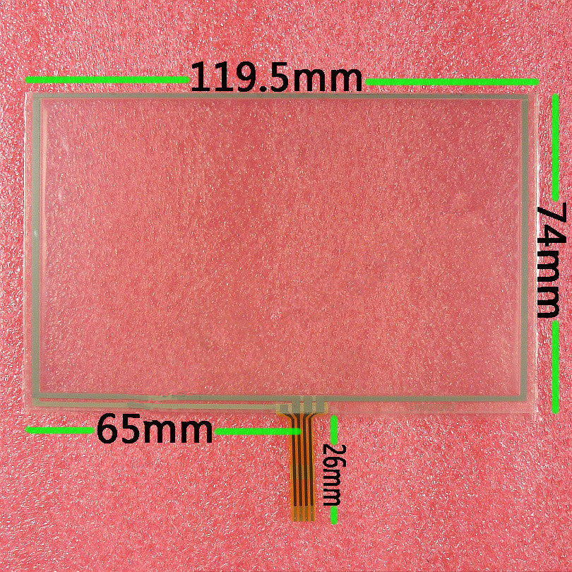 Brand new 5 inch Touch Screen 119.5mm*74mm Handwritten Screen for 5" MP4 and Onda GPS VX580TOUCH VX580R VX580