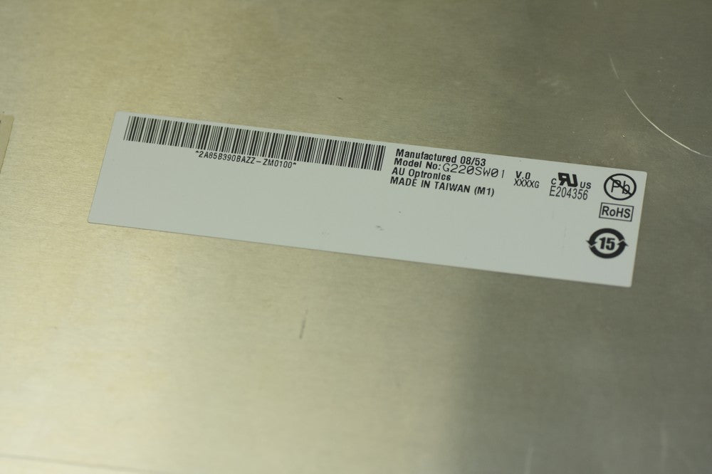 Original G220SW01 V0 Screen 22.0" 1680×1050 G220SW01 V0 Display