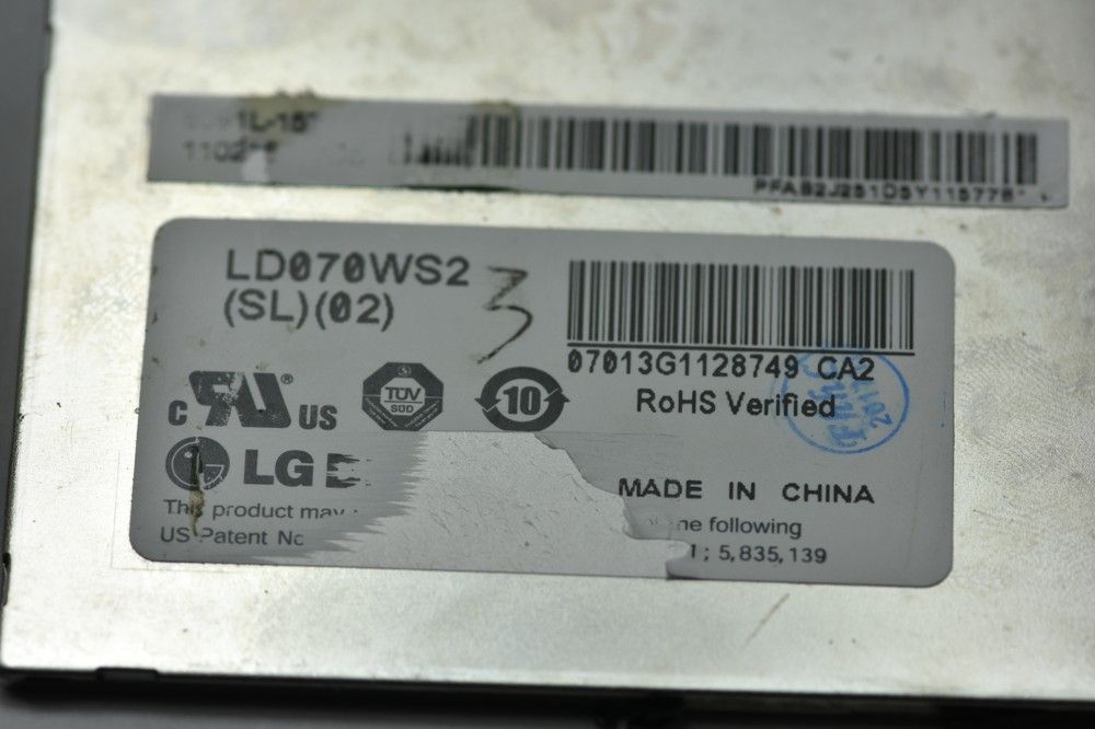 Original LD070WS2-SL02 LG Screen 7" 1024×600 LD070WS2-SL02 Display