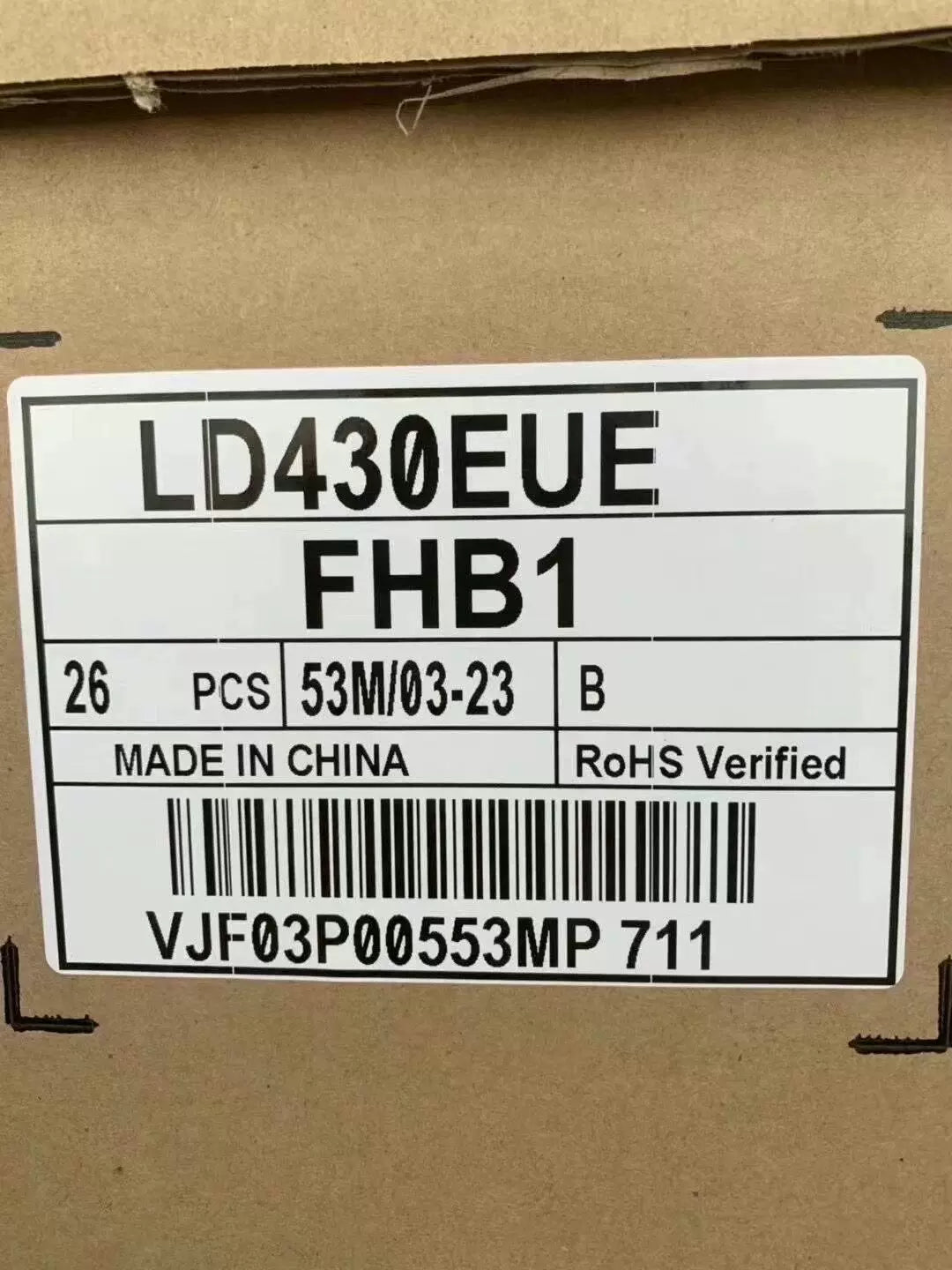 Original LD430EUE-FHB1 LG Screen 43.0" 1920*1080 LD430EUE-FHB1 Display