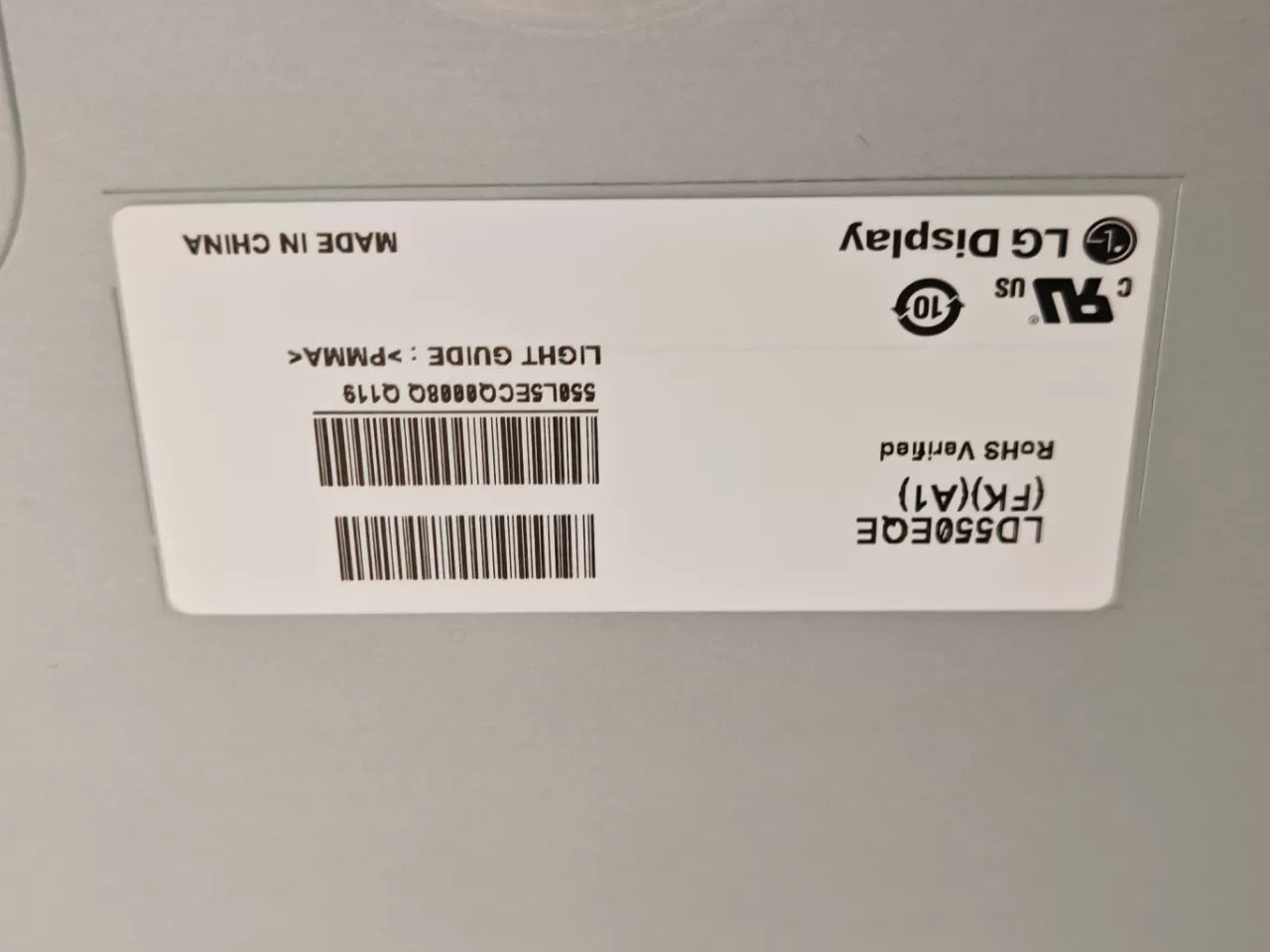 Original LG LD550EQE-FKA1 Screen 55" 3840*2160 LD550EQE-FKA1 Display