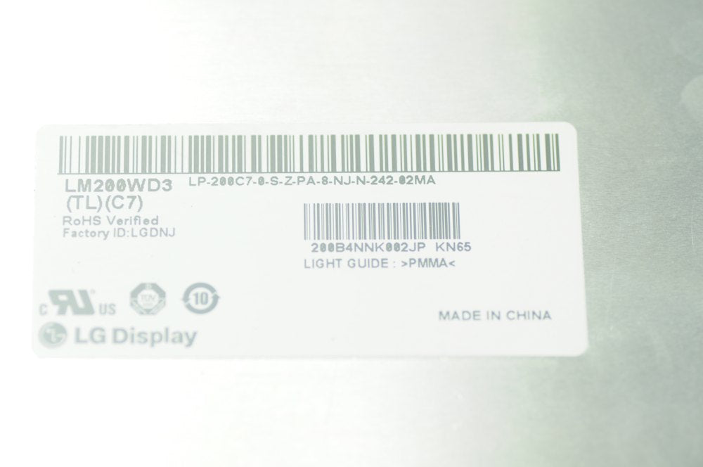 Original LM200WD3-TLC7 LG Screen 20" 1600×900 LM200WD3-TLC7 Display
