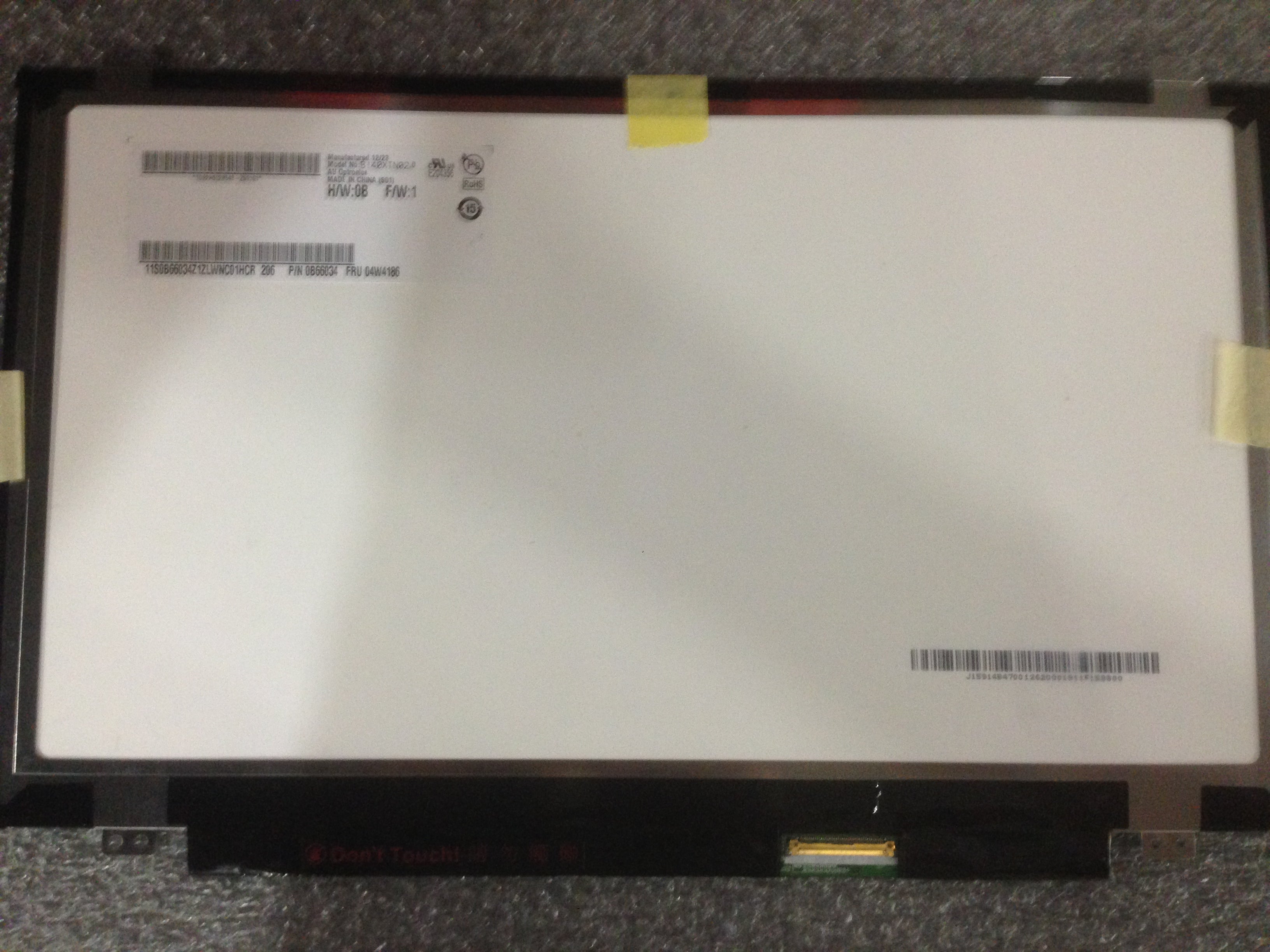 Original B140XTN03.0 AUO Screen 14" 1366*768 B140XTN03.0 Display