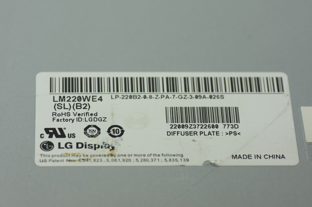 Original LM220WE4-SLB2 Screen 22" 1680*1050 LM220WE4-SLB2 Display