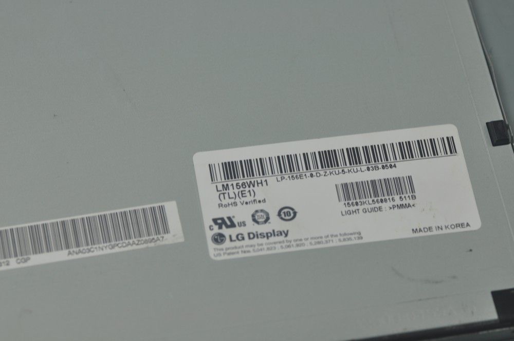 Original LM156WH1-TLE1 LG Screen 15.6" 1366*768 LM156WH1-TLE1 Display