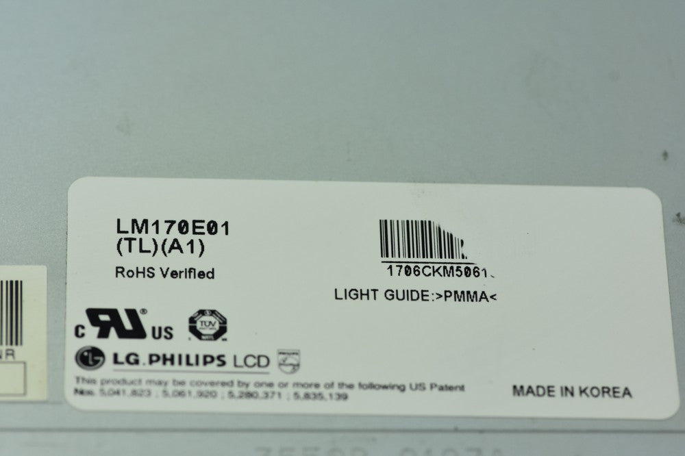 Original LM170E01-TLE1 LG Screen 17.0" 1280×1024 LM170E01-TLE1 Display