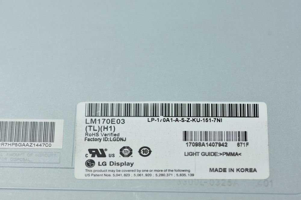 Original LM170E03-TLH1 LG Screen 17.0" 1280*1024 LM170E03-TLH1 Display