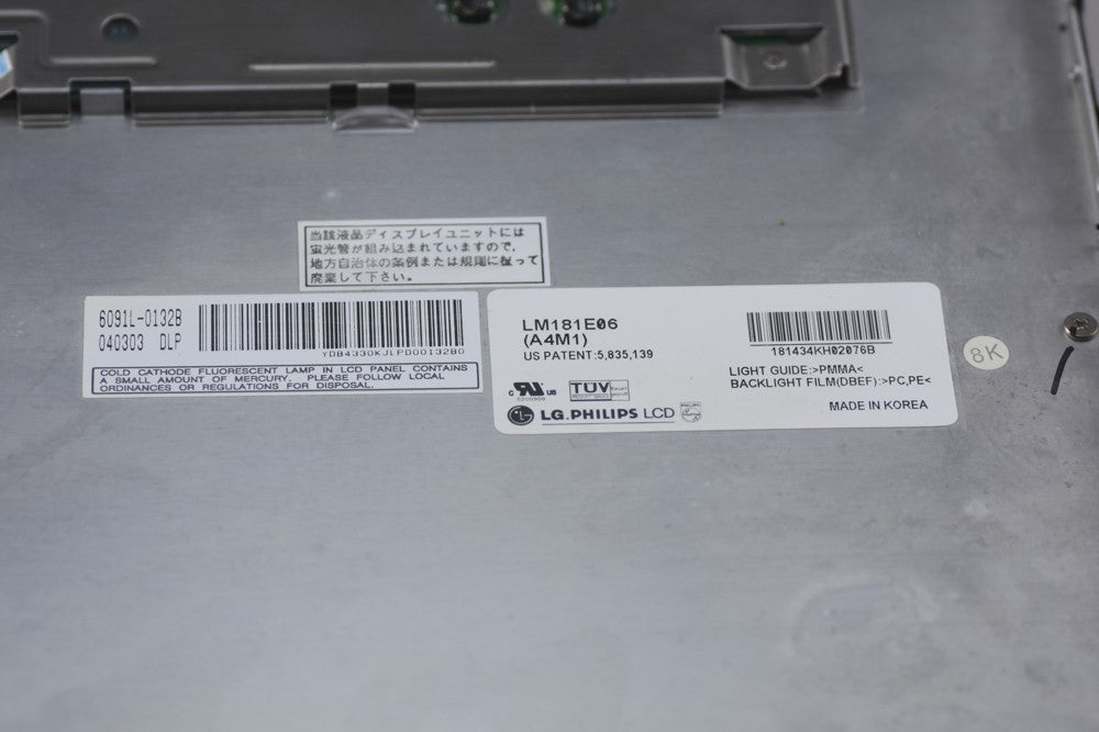 Original LM181E06-A4M1 LG Screen 18.1" 1280x1024 LM181E06-A4M1 Display
