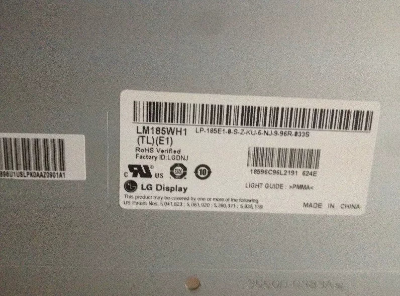 Original LM185WH1-TLE1 LG Screen 18.5" 1366*768 LM185WH1-TLE1 Display