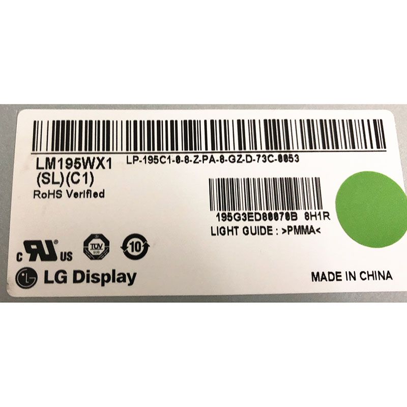 Original LM195WX1-SLC1 LG Screen 19.5" 1440*900 LM195WX1-SLC1 Display