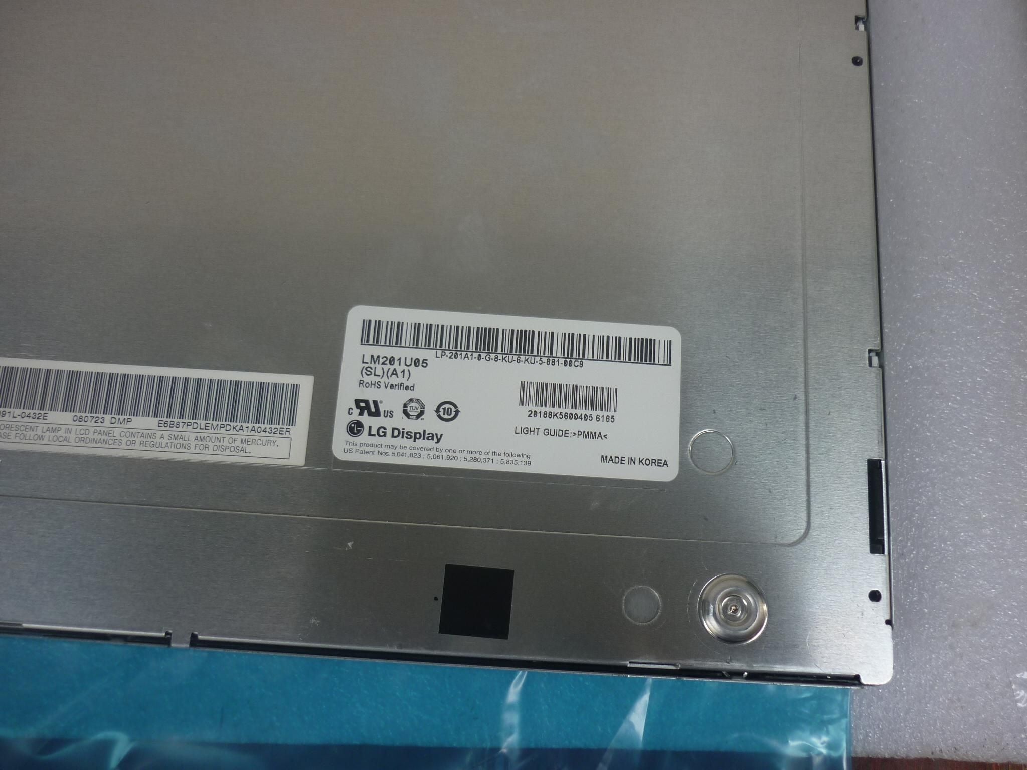Original LM201U05-SLA1 LG Screen 20.1" 1600×1200 LM201U05-SLA1 Display