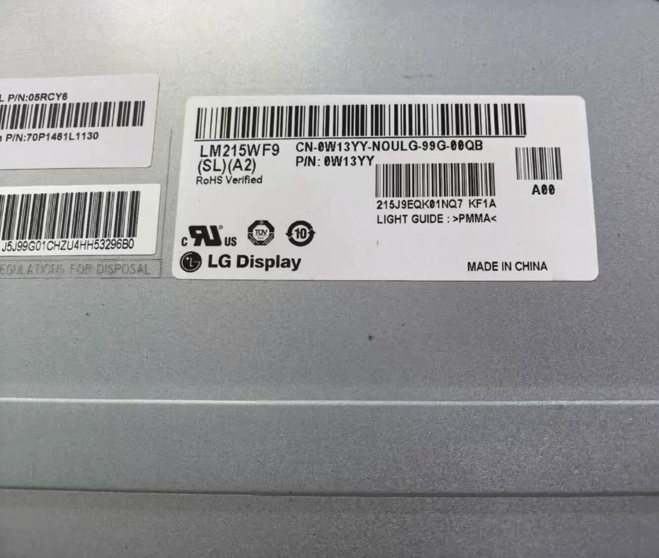 Original LM215WF9-SLA2 LG Screen 21.5" 1920*1080 LM215WF9-SLA2 Display