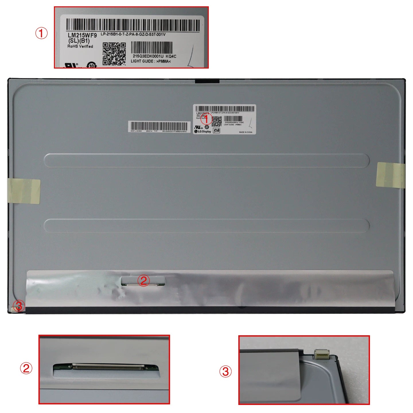Original LM215WF9-SLB1 LG Screen 21.5" 1920*1080 LM215WF9-SLB1 Display