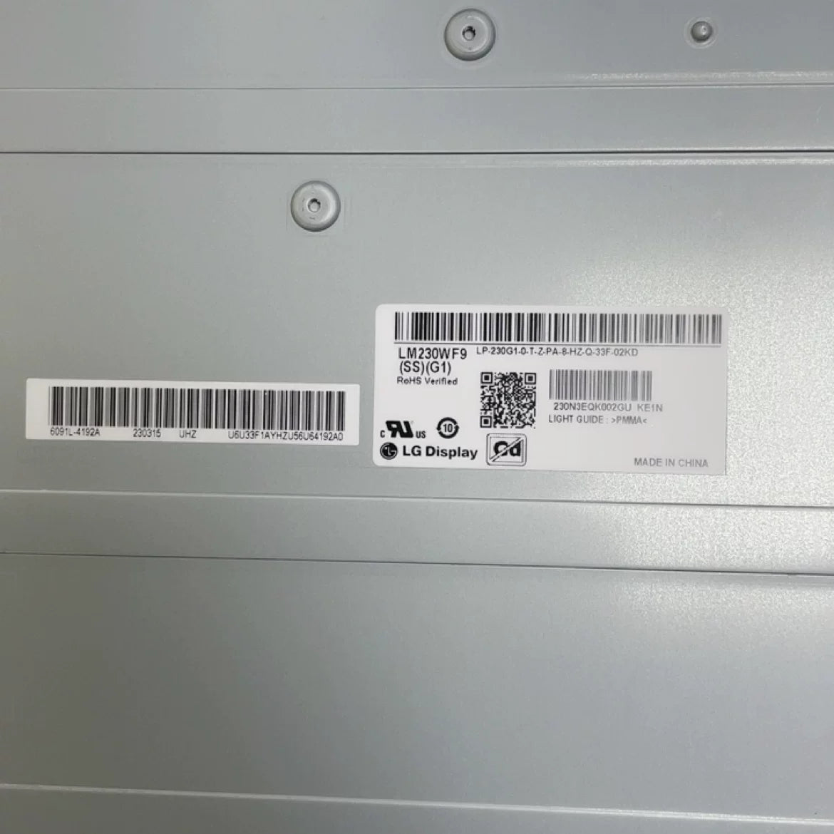 Original LM230WF9-SSG1 LG Screen 23.0" 1920*1080 LM230WF9-SSG1 Display