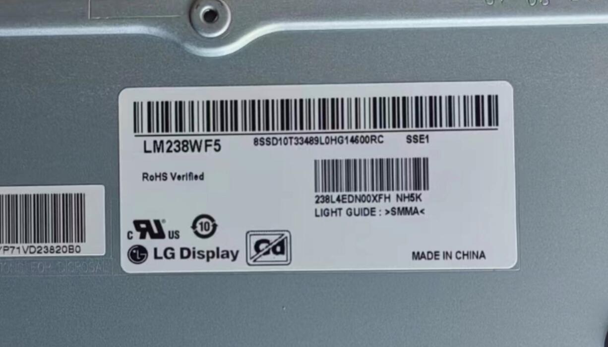 Original LM238WF5-SSE1 LG Screen 23.8" 1920*1080 LM238WF5-SSE1 Display