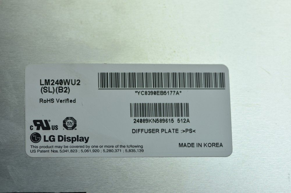 Original LG LM240WU2-SLB2 Screen 24.0" 1920×1200 LM240WU2-SLB2 Display