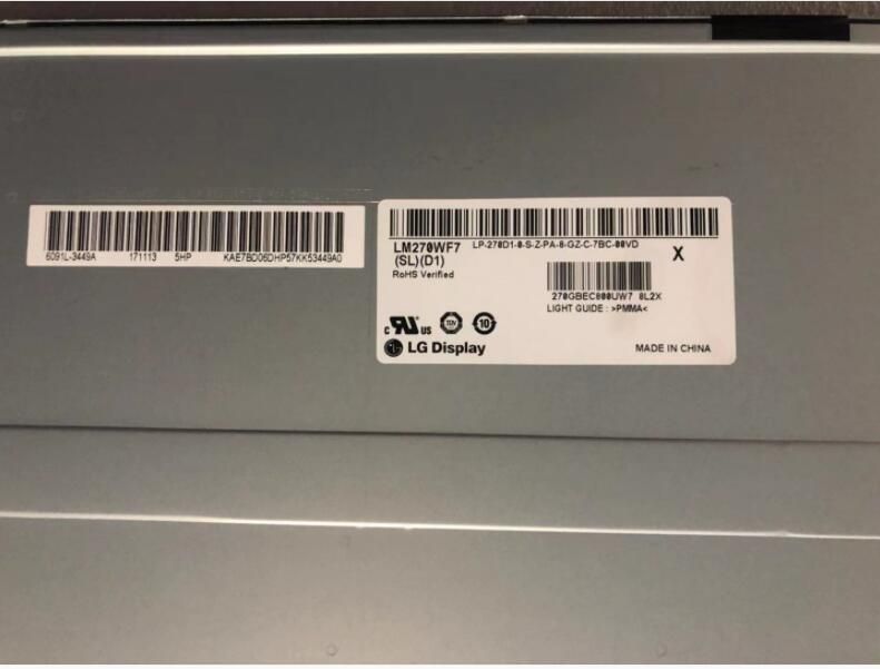 Original LM270WF7-SLD1 LG Screen 27" 1920*1080 LM270WF7-SLD1 Display