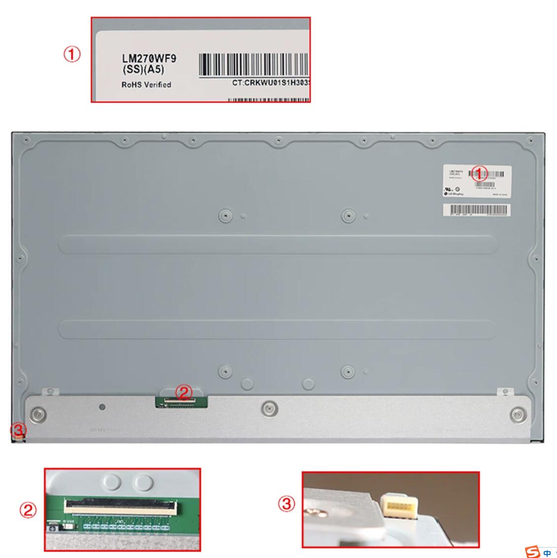 Original LG LM270WF9-SSA5 Screen 27" 1920*1080 LM270WF9-SSA5 Display
